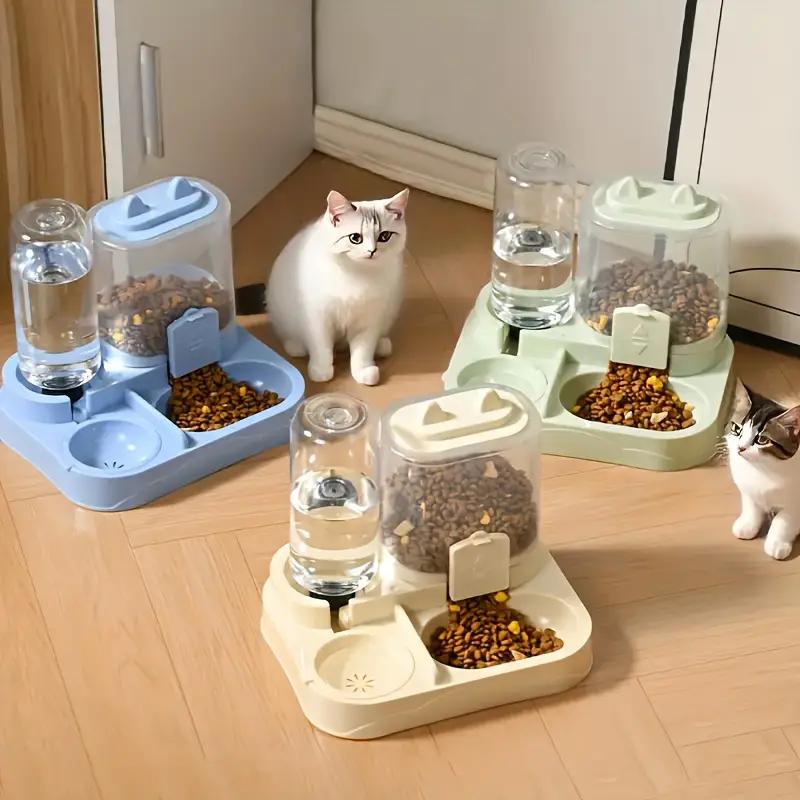 2-in-1 Automatic Pet Feeder & Water Dispenser